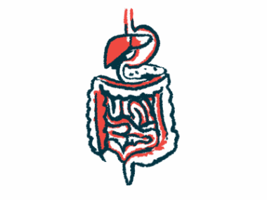 An illustration of the digestive system.