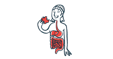 bone mineral density | Ehlers-Danlos News | illustration of person eating