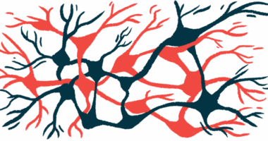 An illustration shows neurons in black and red.