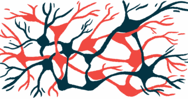 An illustration shows neurons in black and red.